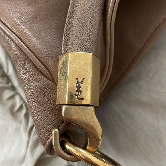YSL -Yves Saint Laurent Roady Hobo Leather Shoulder Bag - Picture 8 of 9